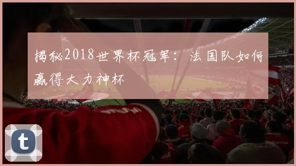 揭秘2018世界杯冠军：法国队如何赢得大力神杯